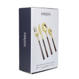 CREATIVE TOPS galda piederumu komplekts "Mikasa", 16-daļas (zelta krāsā)  | 4