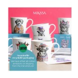 LIFETIMEBRANDS porcelāna krūze "Cat", 380 ml  | 10