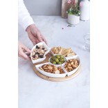 LACOR servēšanas šķīvis "Bambu Zensai", Ø 26 cm  | 2