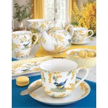 EASY LIFE porcelāna krūze ar apakštasi "Mimosa", 370 ml  | 3