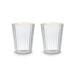WD LIFESTYLE akrila glāzes "Gold" , 2 gab., 370 ml  | 1