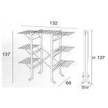 ARREDAMENTI saliekamais žāvētājs "Aquilone"  | 5