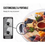 LifetimeBRANDS servēšanas paplāte  Ø 35,5 cm | 4