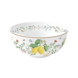 EASY LIFE porcelāna bļoda "Fleurs et citrons" Ø 15 cm | 1