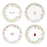 EASY LIFE porcelāna šķīvju komplekts "Fancy Garden" 2 gab., Ø 16 cm | 1