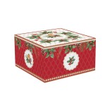 EASY LIFE porcelāna krūze ar apakštasi "Christmas berries" 370 ml | 2
