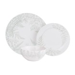 MARY BERRY porcelāna trauku komplekts "Botanical Signature", 12 gab.  | 1