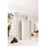 MARY BERRY porcelāna servēšanas šķīvis "Botanical Signature" 30 x 13,5 cm | 2