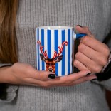 WD LIFESTYLE porcelāna krūze "Candy Cane Horn" 330 ml | 3