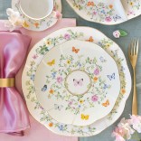 EASY LIFE  porcelāna šķīvis "Dancing butterflies" Ø 27 cm | 2