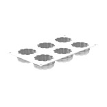 SILIKOMART silikona kēksiņu cepamā forma  "Charlotte", 6 x 100 ml (viso: 600 ml) | 4