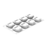 SILIKOMART silikona kēksiņu cepamā forma  "Rabbit", 8 x 70 ml (viso: 560 ml) | 1