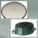 KELA čuguna sautējamais katls ar vāku "Calido" 33 x 26 cm, 6 l | 3