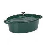 KELA čuguna sautējamais katls ar vāku "Calido" 33 x 26 cm, 6 l | 1