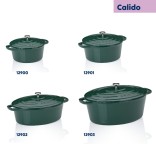 KELA čuguna sautējamais katls ar vāku "Calido" 36 x 29 cm, 9,3 l | 6