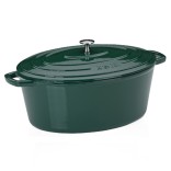 KELA čuguna sautējamais katls ar vāku "Calido" 36 x 29 cm, 9,3 l | 1