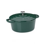 KELA čuguna sautējamais katls ar vāku "Calido" Ø 24 cm, 3,8 l | 1