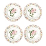 EASY LIFE porcelāna šķīvju komplekts "Chant des Roses" 4 gab., Ø 19 cm | 1