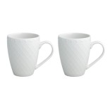 BRANDANI porcelāna tasīšu komplekts "Burlesque" 2 gab., 450 ml | 1