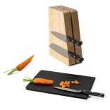 CONTINENTA magnētiskā nažu turētāja un griešanas dēlīša komplekts  | 2