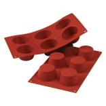 SILIKOMART silikona cepamā forma "SF023", 6 gab.  6 x 100 ml (viso: 600 ml) | 1