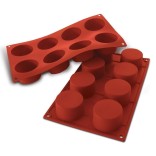 SILIKOMART silikona kēksiņu cepamā forma"SF028" 8 x 90 ml (viso: 720 ml) | 1