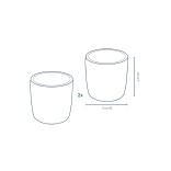 KELA porcelāna olu turētājs "Bob", 2 vnt.  | 3