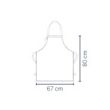 KELA kokvilnas priekšauts "Cora" 80 x 67 cm | 2