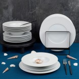 MEDARD DE NOBLAT porcelāna trauku komplekts "Batik", 18 gab.  | 2