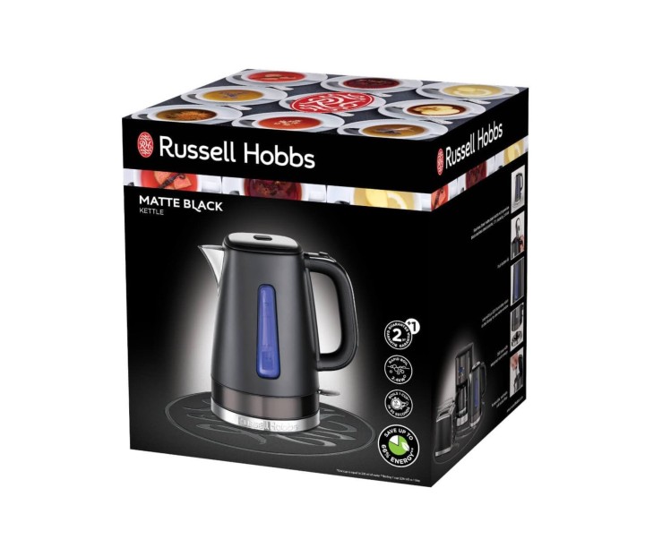 „Russell Hobbs” elektriskā tējkanna "Matte Black", 1,7 l, 26140-70  | 5