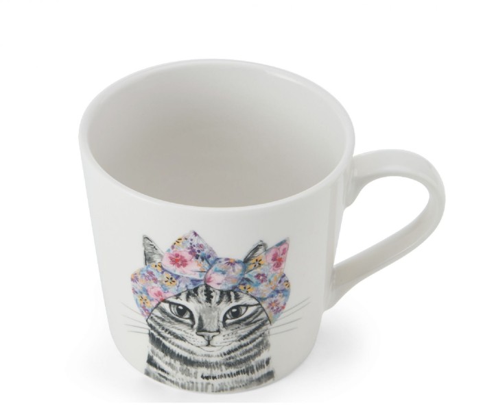 LIFETIMEBRANDS porcelāna krūze "Cat", 380 ml  | 2