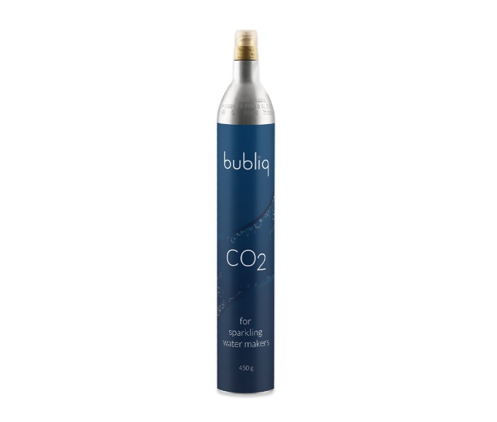 BUBLIQ CO₂ oglekļa dioksīda balons, 450 g (uzpildīts)  | 1