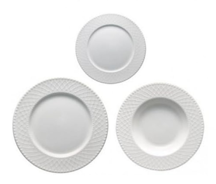 BRANDANI porcelāna šķīvju komplekts "Burlesque" 18 gab. | 1