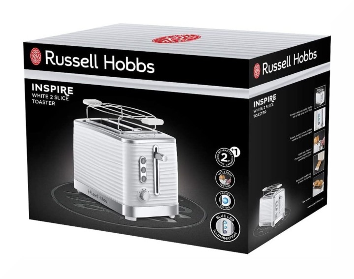 "Russell Hobbs" tosteris "Inspire White" 24370-56  | 8