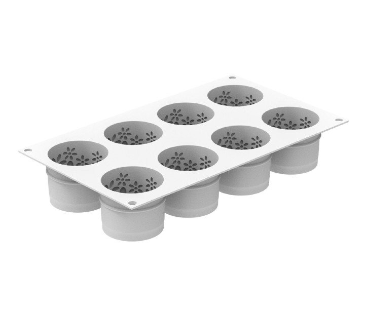 SILIKOMART silikona kēksiņu cepamā forma  "Antea", 8 x 130 ml (viso: 1,04 l) | 4