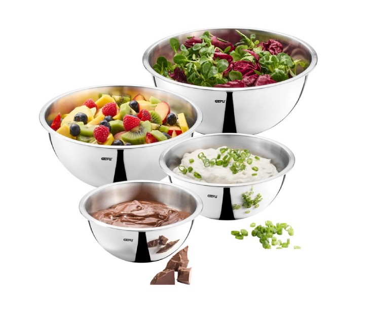 GEFU nerūsējošā tērauda bļodiņu komplekts "Cavaro", 4 daļas  | 1