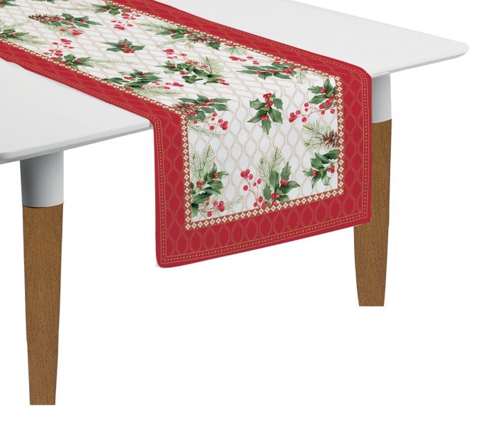 EASY LIFE galda celiņi "Christmas Berries" 2 vnt., 140 x 45 cm | 1