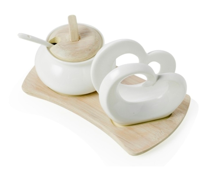 BRANDANI salvešu turētāja un cukura trauka komplekts "Bamboo"  | 1