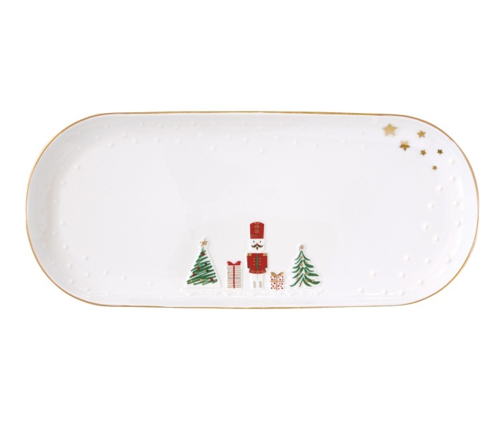 EASY LIFE servēšanas šķīvis "Let it snow" 34 x 15 cm | 1