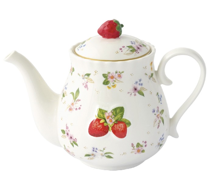 EASY LIFE porcelāna tējkanna "Fancy Fruit", 850 ml  | 1