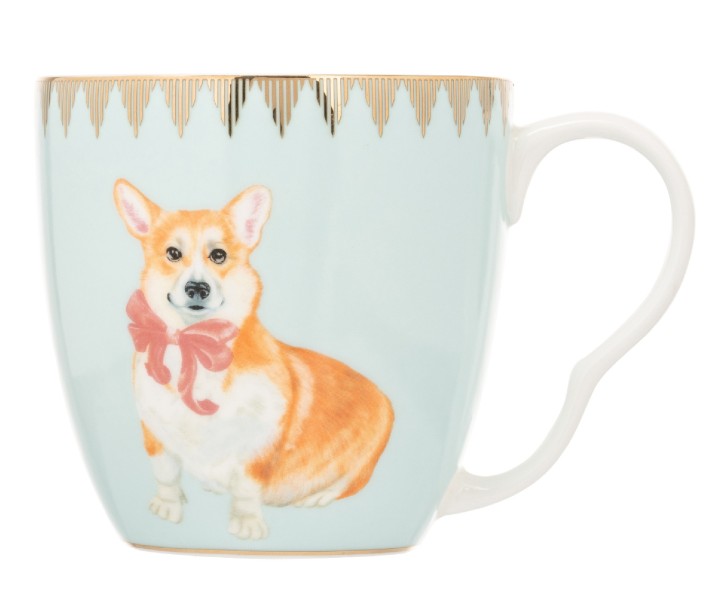 YVONNE ELLEN porcelāna krūze "Corgi" 450 ml | 1