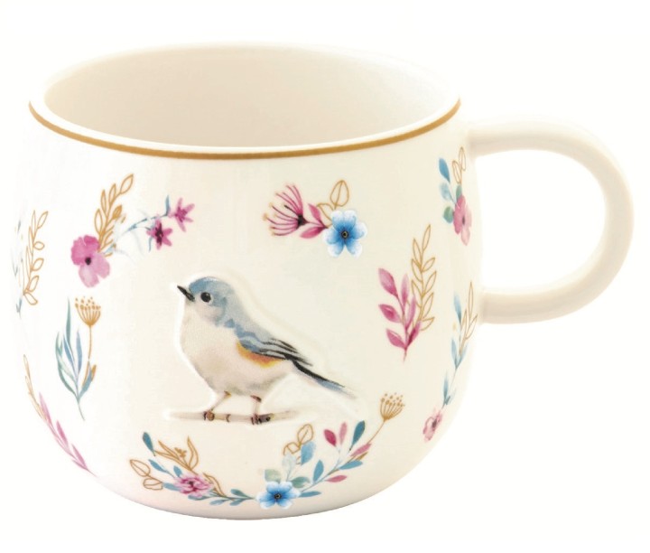 EASY LIFE porcelāna krūze "Fancy Garden", 400 ml  | 6