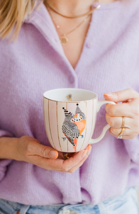 YVONNE ELLEN porcelāna krūze "Bestie" 450 ml | 2