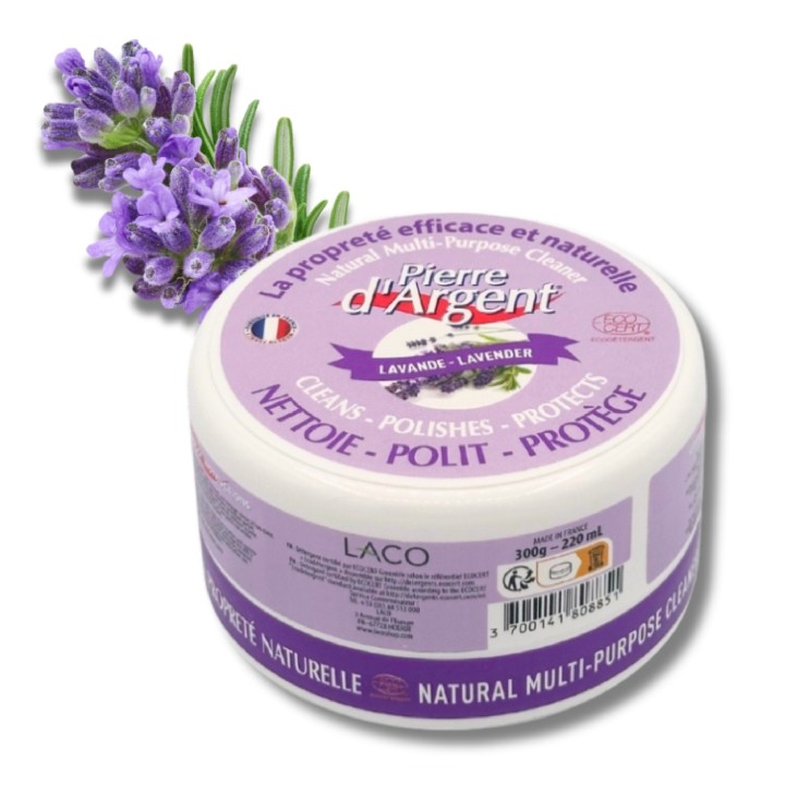 LACO tīrāmais akmens "La Pierre d’Argent", lavandas aromātu, 300 g  | 1