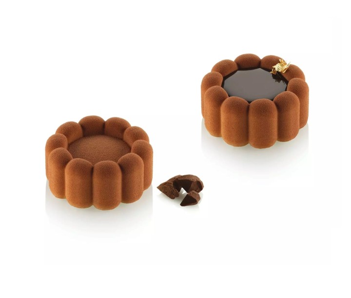 SILIKOMART silikona kēksiņu cepamā forma  "Charlotte", 6 x 100 ml (viso: 600 ml) | 2