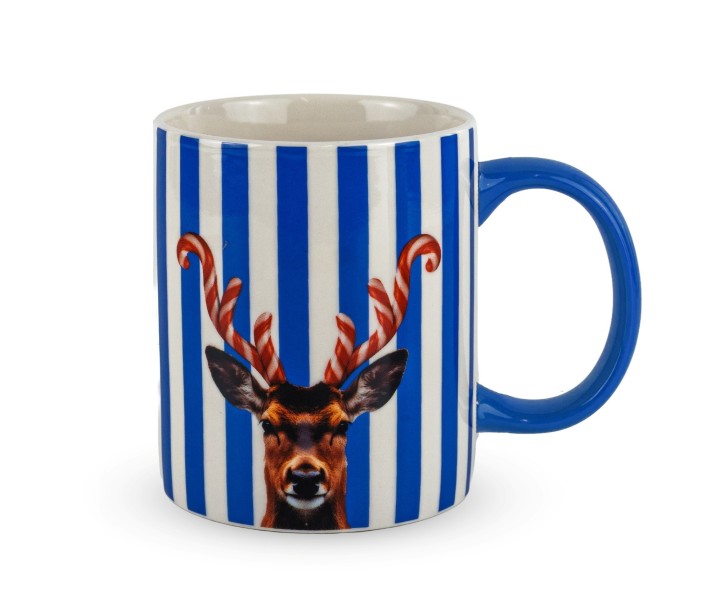 WD LIFESTYLE porcelāna krūze "Candy Cane Horn" 330 ml | 1