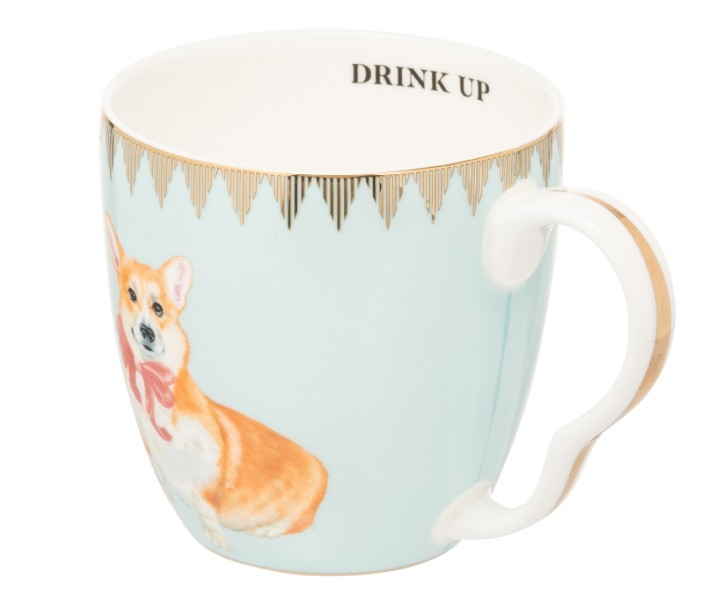 YVONNE ELLEN porcelāna krūze "Corgi" 450 ml | 2