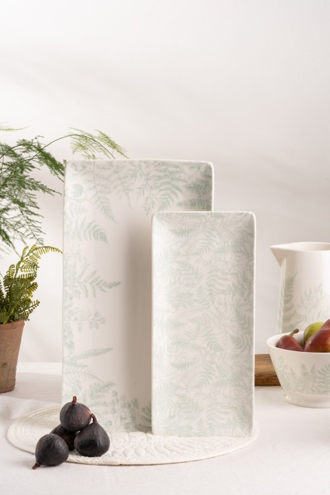MARY BERRY porcelāna servēšanas šķīvis "Botanical Signature" 30 x 13,5 cm | 2