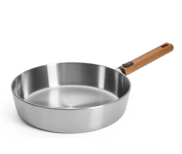 Nerūsējošā tērauda panna WOLL "Logic steel Induction" Ø 28 cm | 1