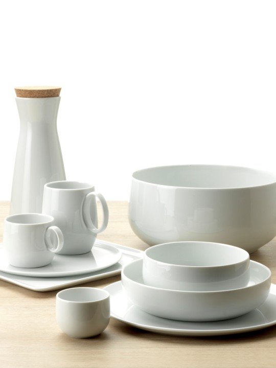 MEDARD DE NOBLAT porcelāna šķīvis "Yaka White" Ø 21,5 cm | 2